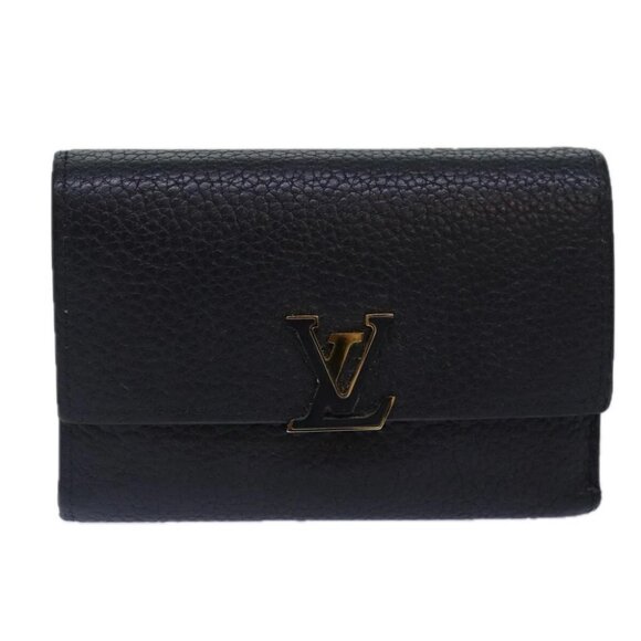 LOUIS VUITTON Portefeuille Capucines Compact Wallet Black - Picture 2 of 15